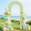 High Stretch U-Shaped Arch Backdrop Cover Double Sided Open Stand Background Cloth for Wedding Birthday Party Outdoor Decoration