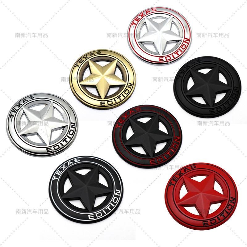 TEXAS EDITION Sticker Is Suitable for JEEP's Personalized Modification of the Grand Cherokee Car Sticker Emblem Metal Sticker