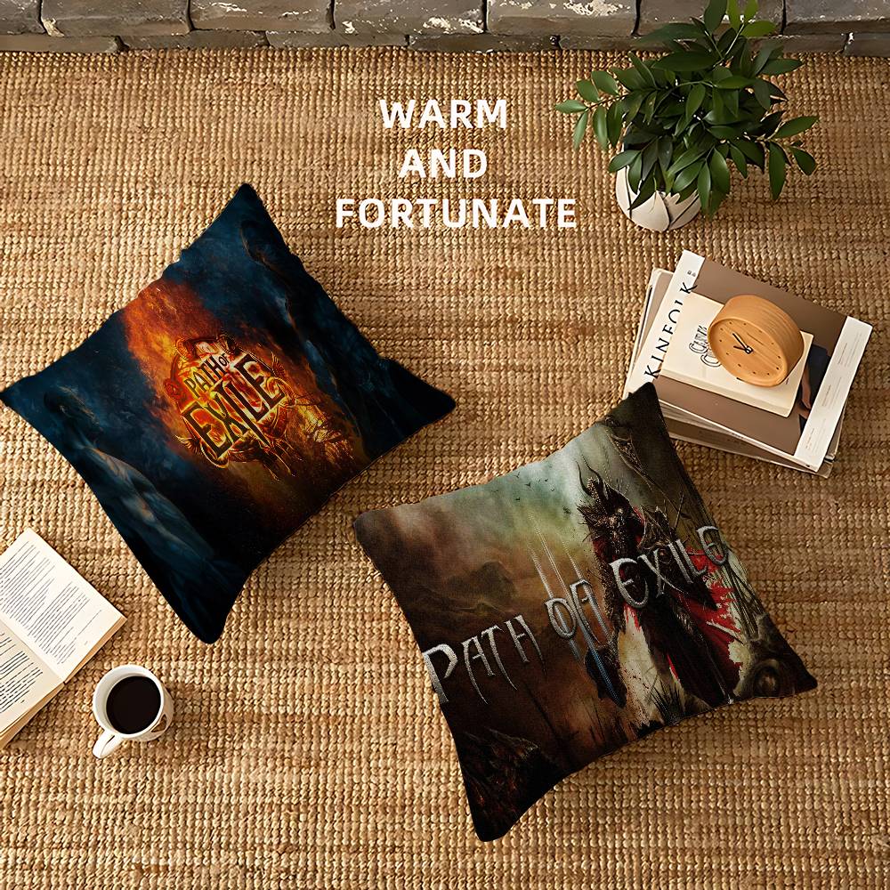 P-Path O-Of E-Exile Personalized Pillow Cover Kids Bedroom Wild Party Decor Pillowcase kid Birthday shower Gift