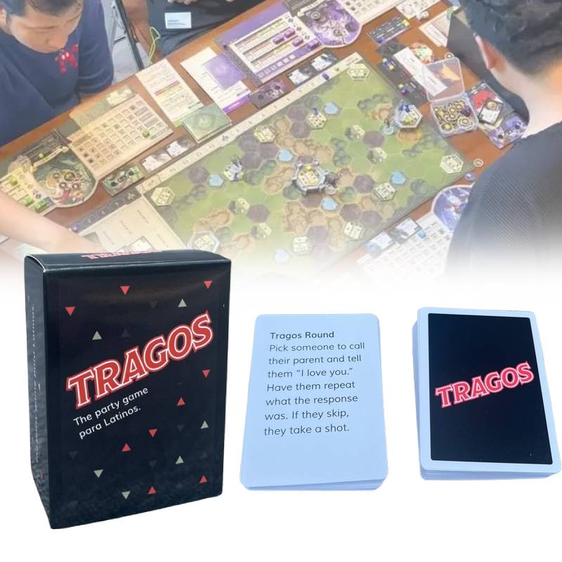 Party The Tragos Game Para Latinos Cards Game Family Party Play Props Toy Funny