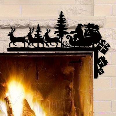 Decoraciones Metálicas de Navidad Adornos de Hierro Forjado Hechos a Mano