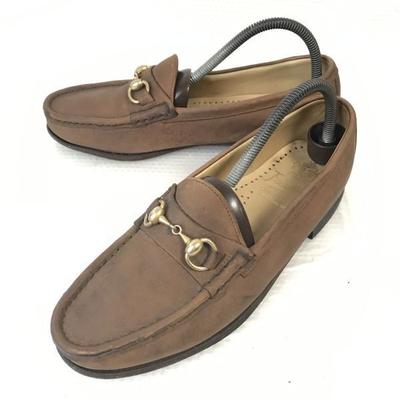 Friedman Imperial Grade Leather Bit Moccasin Loafers [8.5/26.5/Brown](USED)