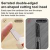 Box Cutter Auto-Retract Safety Blade Utility Knife Cardboard Magnetic Portable Tape Envelopes Cardboard Cutter Multi-Function Cutting