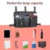 Wheelchair Side Armrest Bag Wheelchair Storage Bag Reflective Strip Magic Tape Hanging Bag Baby Cart Side Bag Walker Pouch