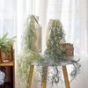 Green Simulation Grass Vine Plastic Decorative Hanging Plant Faux Long Grass Home Decoration