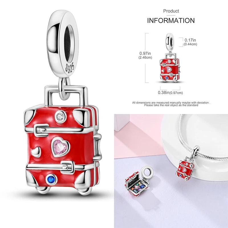 Christmas Charms Copper Elk Santa Claus Bead Snowflake Bell Snowman Charm Fit Original Bracelet Diy Jewelry