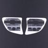 2pcs Round Steering Wheel Button Trim Cover Replacement for Mercedes Benz A / B / C / E Class 2020