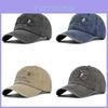 Vintage Nyc 3d Embroidered Baseball Cap Adjustable Sun Hat With Washed Retro Design