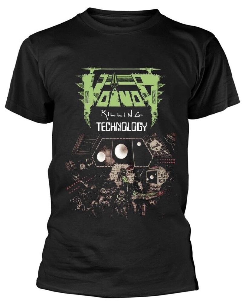 Voivod Killing Technology T-Shirt Short Sleeve Cotton Black Men S to 5XL BE685 Unisex T-Shirt L