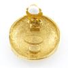 Chanel COCO Mark Earring Plated Gold 30g Women Used