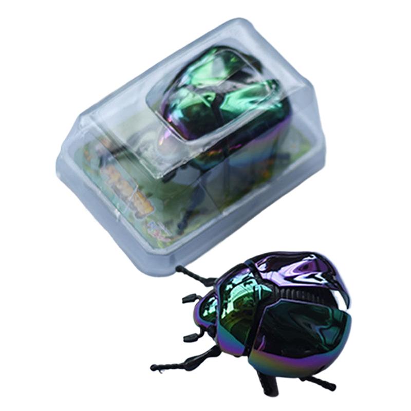 1 Piece Scarab Beetle Children'S Plastic Animals Toy Wind Up Beetle Bionic Toys Creative Prankster Animated Insect Model