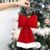 Christmas Red Velvet Bows DIY Wreaths Door Windows Ornaments Xmas Tree Hanging Pendants Home Wedding Party Decoration Supplies