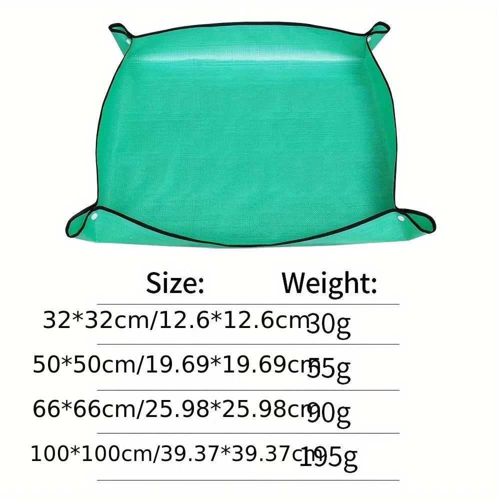 1pc Planting Mat 33cm -100cm Garden Potting Pad Foldable Garden Plant Flower Pot Transplanting Waterproof Mats Plant Accessories