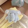 Cute Fluffy Plush 3D Cartoon Elephant Earphone Case for Airpods Pro 4 3 2 1 Headset Protective Cover For Air Pods Pro 2