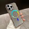 For IPhone 17 Promax Phone Case 16pro Luxury Rhinestone Magnetic Suction for Apple 14 Thousand Diamond Glitter Fans 15 New