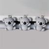 20pcs Blue Grey Koala Pendants Multiporpose Resin Koala Accessories Jewelry Charm For Creative Crafting And Gifts