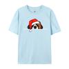 St. Bernard Dog Christmas T-Shirts Manga T Shirt Graphic Men Tops Tees Santa Hat T-Shirts Christmas T-Shirt Cotton