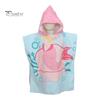 Children Bath Towel Cartoon Printing Kids Beadch Hooded Bath Wrap Poncho Quick-drying Super Absorbent Swimming Towel Windproof Wearable Towel Toddler