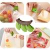 Magnetic Bag Clips Banana Shape Magnetic Clamp Refrigerator Airtight Chip Clips For Home Office Refrigerator Freezer Dorm Pantry