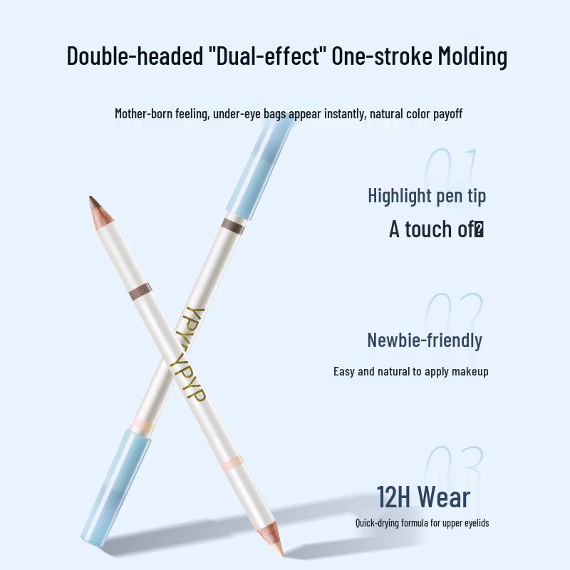 YPYP Double-Ended Silky Highlight Pen: Smooth Texture, Easy To Use for Tear Trough and Lip Line.