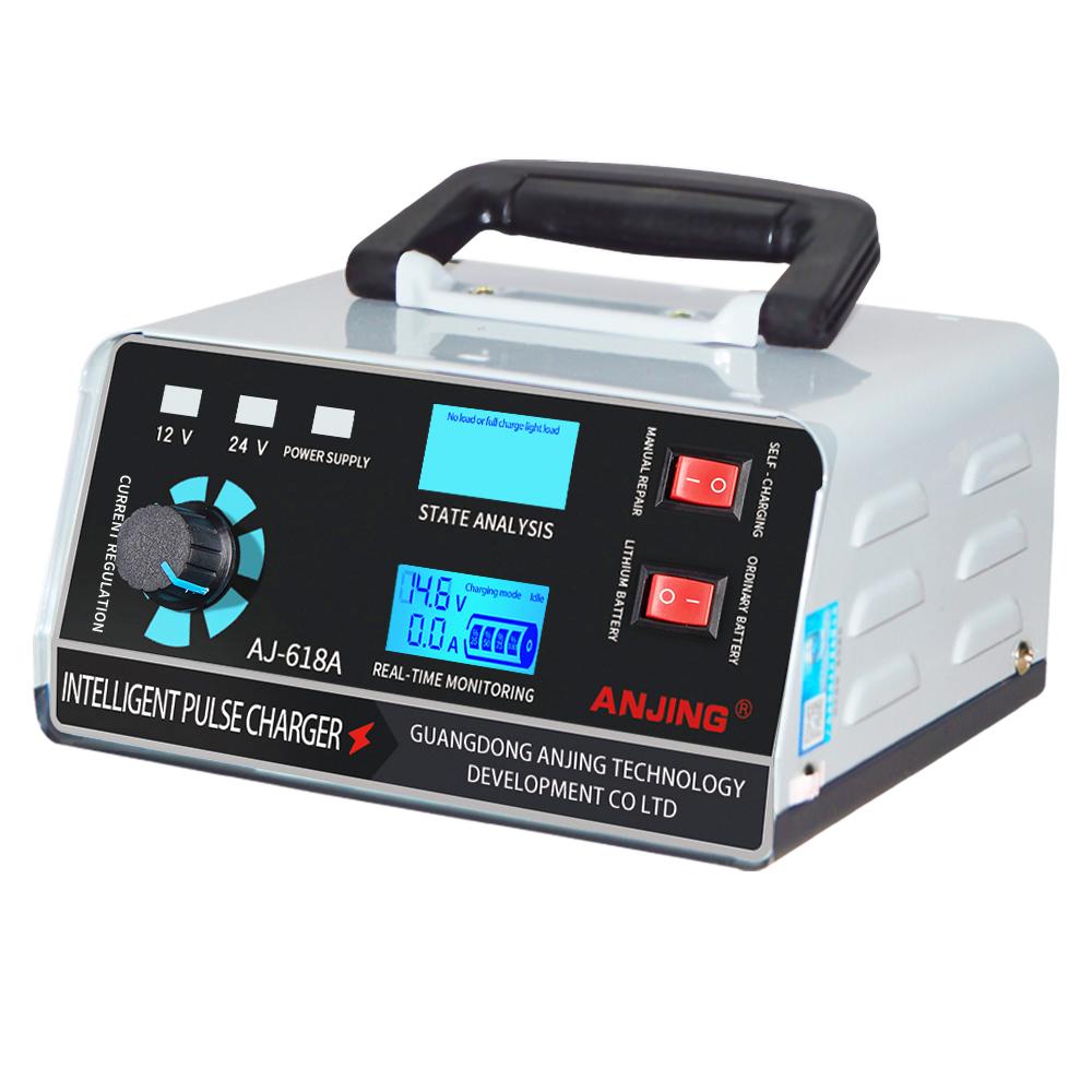 12V/24V 30A 15A Electric Lithium-Ion Battery Chargers Car Battery Charger 12V 24V for Lithium-Ion Lead Acid AGM 12V/24V Battery EU
