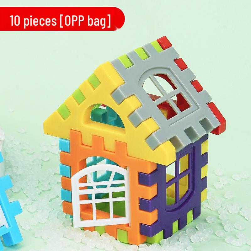 

Іграшка з великих частинок для дітей 3-6 років: Створення моделей стін, вікон і будинків