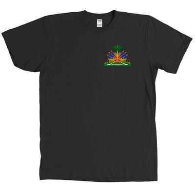 Haiti Wappen Brusttasche Haitianisch Karibik NEU MIT ETIKETTEN - VIELE FARBEN Unisex T-Shirt