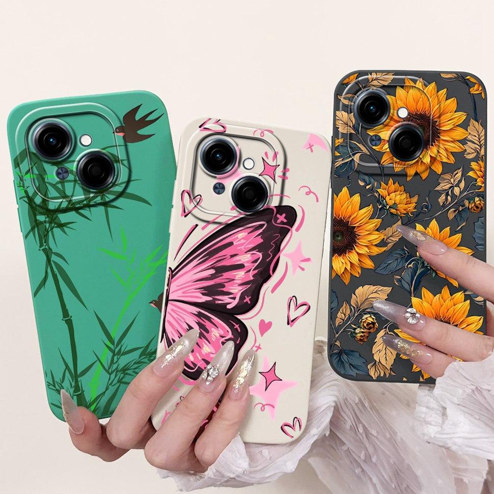 Cute Panda For Tecno Spark Go 1 2024 Case Soft Silicone Cover For Tecno Spark Go 2025 SparkGo 1 Go1 Pop 9 Pop9 Case Bags 6.67"