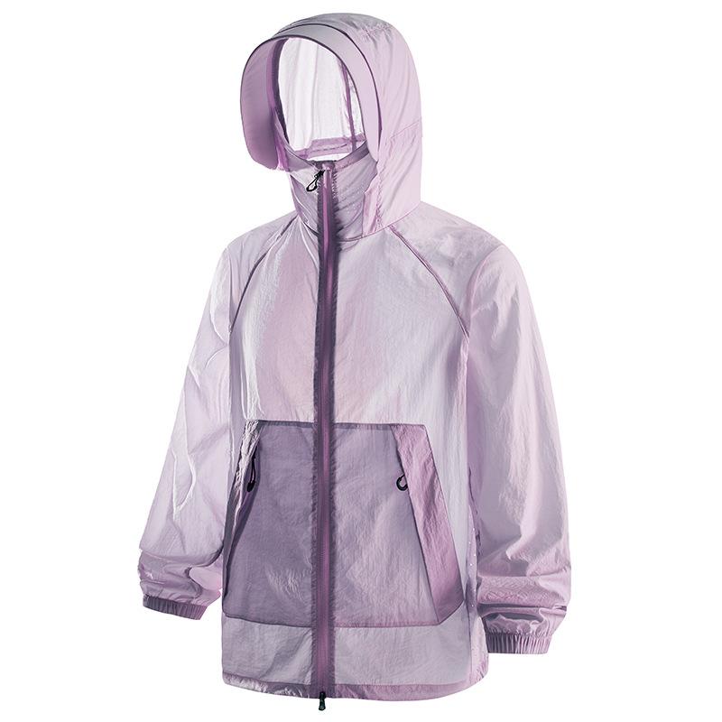Outdoor sunscreen clothing UPF10 + men's fishing thin jacket spring and summer breathable UV-proof skin clothing