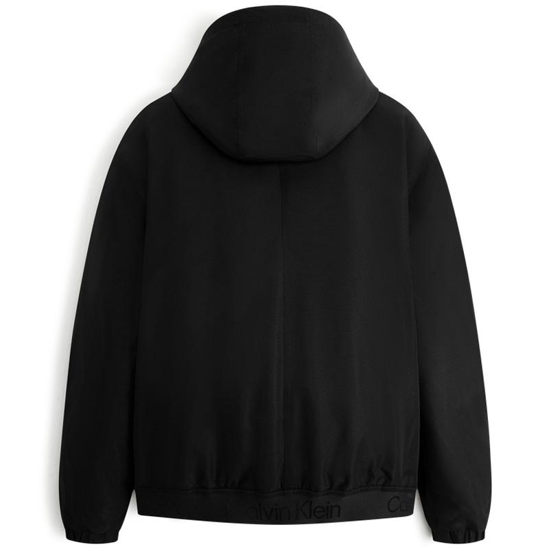 Calvin Klein Technology Waterproof Urban Commuter Packable Hooded Casual Jacket Men Jackets Space-Black 4MF3O506001
