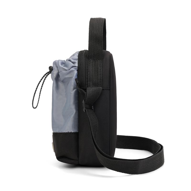Waterproof Nylon Sling Bag - Outdoor Travel Pouch with Dedicated Water Bottle Pocket (New Nylon Crossbody Design)