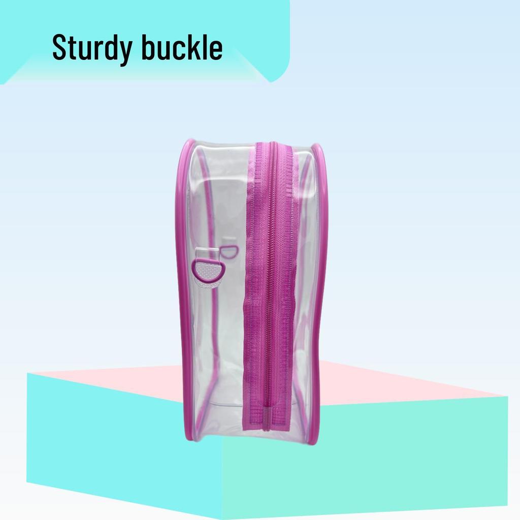 18.5cm Cotton Doll Pull Figure Blind Box Stroller Bag - Dustproof, Thickened, Clear PVC Hanging Doll Bag
