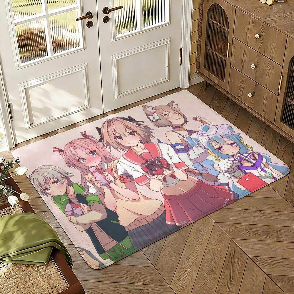 Astolfo Floor Mat Soft Thickened Absorbent Non-Slip Bedroom Living Room Door Mat Home Decor Flannel Rugs