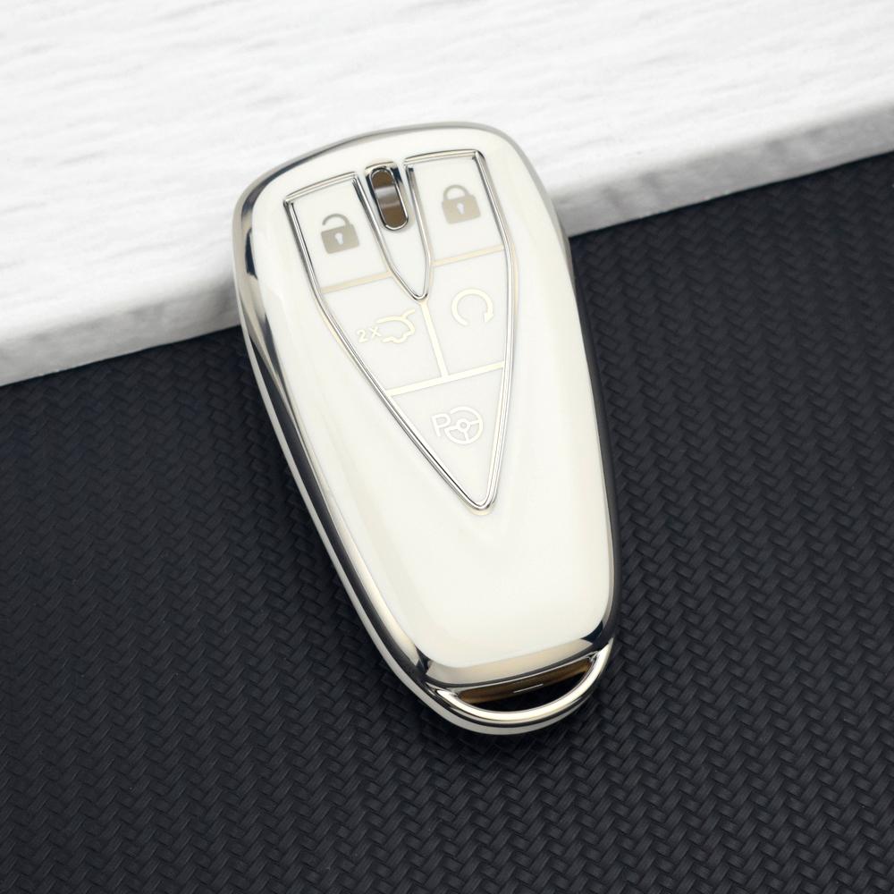 Anti-Scratch Key Cover For Changan Cs75 Plus Cs55 Plus Cs35 Plus Unit Unik Oshan X7 X5  Tpu 3/4/5 Buttons Car Key Case Keychain