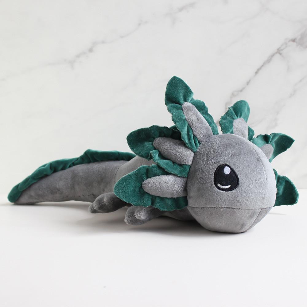 

Очаровательная трехцветная плюшевая игрушка саламандра, мягкая, четвероногая, милая игрушка-амфибия, подарок для детей, коллекционеров, любителей природы, 3 варианта цвета 40cm серый