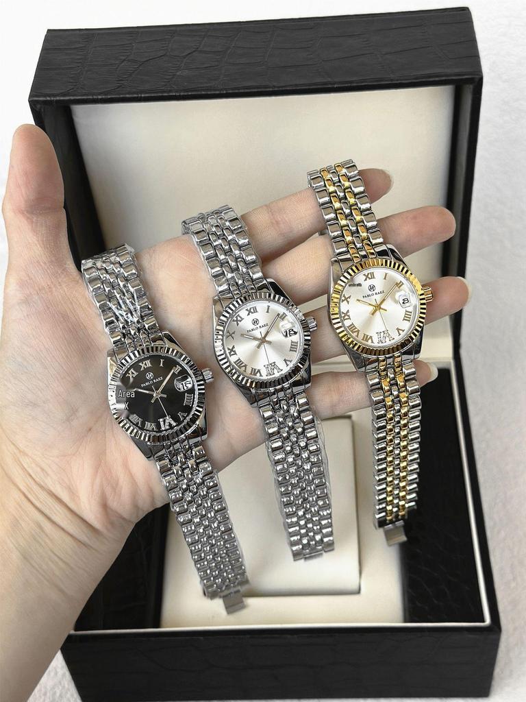 2024 Fashionable Women's Non-Fading Stainless Steel Chain Watch