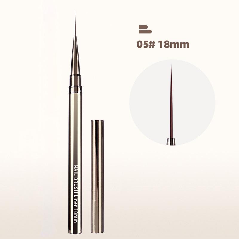 

1/5PCS Nail art line drawing pen set, metal shaft,high-end long style,hook line pen, dot flower painting, hooking and lining pen