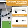 Seifenspender für Küchenspüle und Verlängerungsschlauch-Kit Kompletter Messingkopf Silikonschlauch Direkt mit der Seifenflasche verbinden