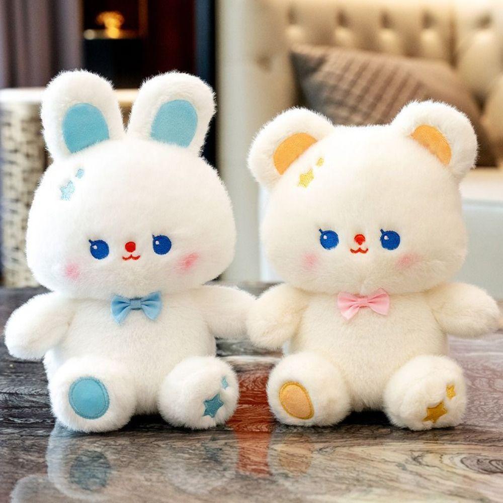 

Bunny Doll Doll Little Bear Bunny Doll Animal Dolls Animal Patung Dolls Bow Tie Bear Doll Kid Toys