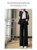 Spring New Women's High-Waist Pants - Slim, Wide, or Straight Leg, Floor-Length Casuals