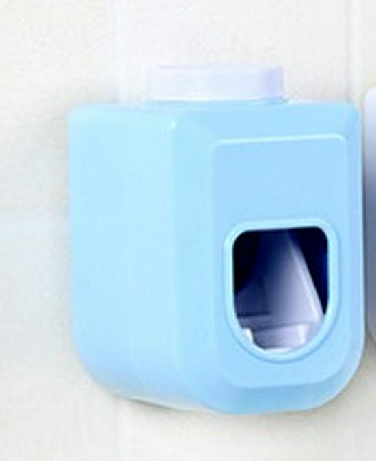

Automatic Wall-Mounted Toothpaste Dispenser & Cartoon Storage Rack for Kids