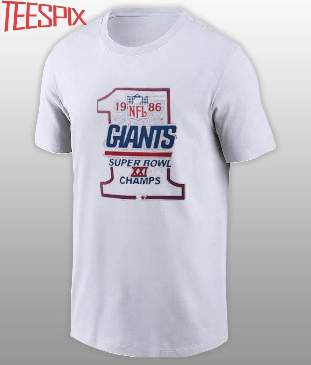 1986 Giants Super Bowl Champs Shirt S