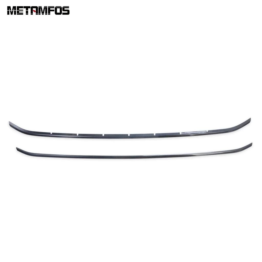 For Toyota Sienna -2024 2025 2026 Carbon Fiber Front Bumper Grille Racing Grill Molding Trim Sticker Accessories Car Styling
