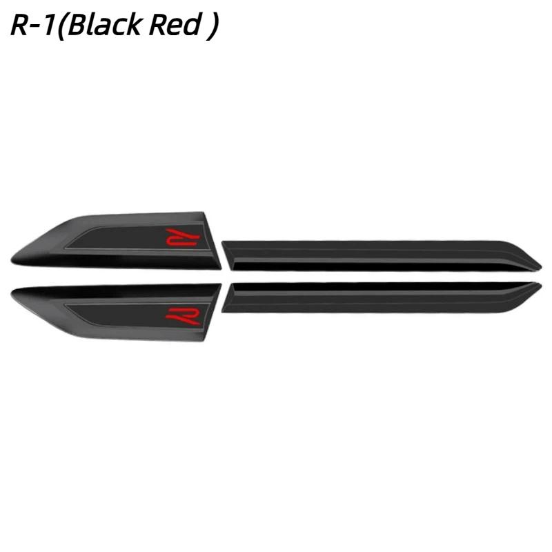 2 Stück R Line GTI 4Motion Auto Logo Auto Karosserie Kotflügel Dekoration Seitentür Zierleiste Aufkleber Für t-iguan