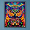 5D DIY Full Round Drill Diamond Painting Coloured Animal Kit Home Decoration
