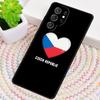 Czech Republic Flag Phone Case for Samsung Galaxy note 10 pro S26 Ultra S23 S24 FE S25 S21 S22 PLUS shockproof Cove