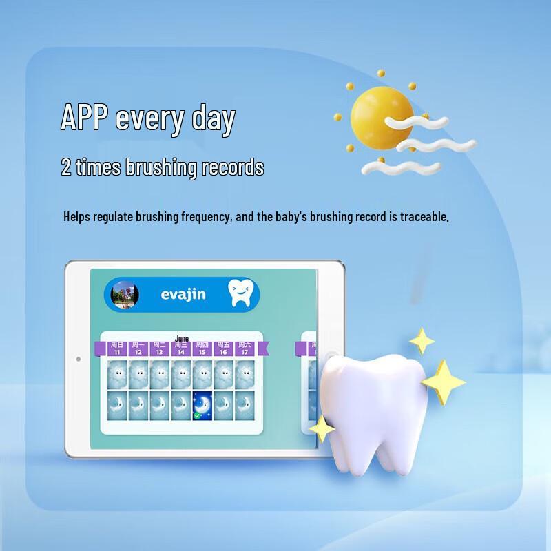 Philips Kids' Bluetooth Electric Toothbrush with 2 Mini Brush Heads CN Plug (adapter Included)