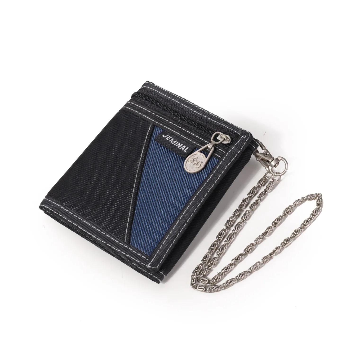 

Men S Folding Small Purse Trifold Sports Money Cash Holder Birthday Gift Short Clutch чёрный