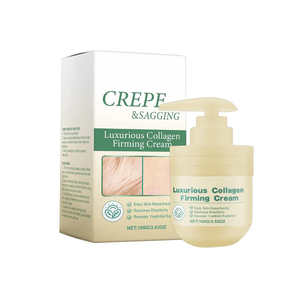 Collagen Firming Body Cream Lifting Firming Smoothing Wrinkle Lighten Dark Spots Even Skin Tone Moisturzing Tighten Body Lotion