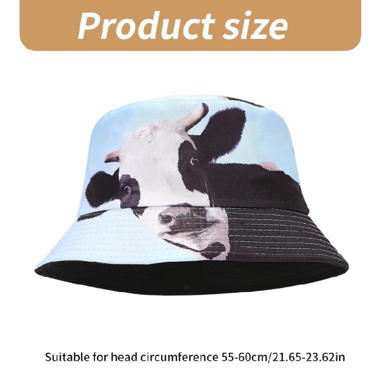 Breathable Reversible Bucket Hat Double Sided Wear Hat Fishing Climbing Hunting Travel Fisherman Hat for Adult Teen